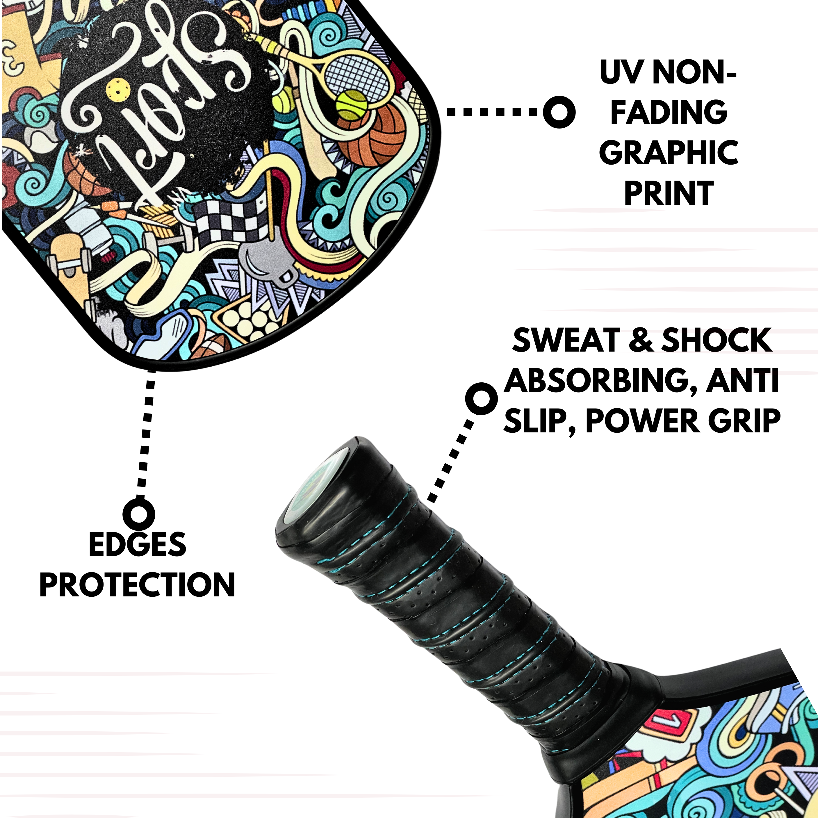 Pickleball Paddle Fiberglass Sports Series