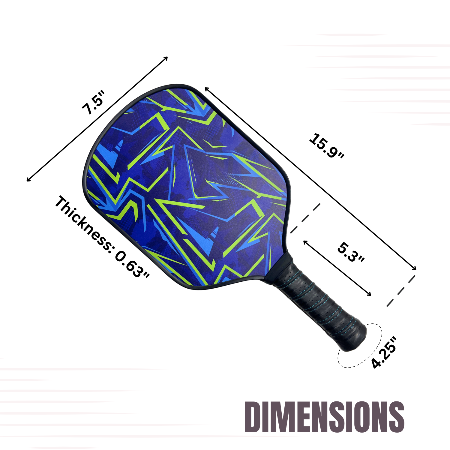Pickleball Paddle Fiberglass Intermediate Series