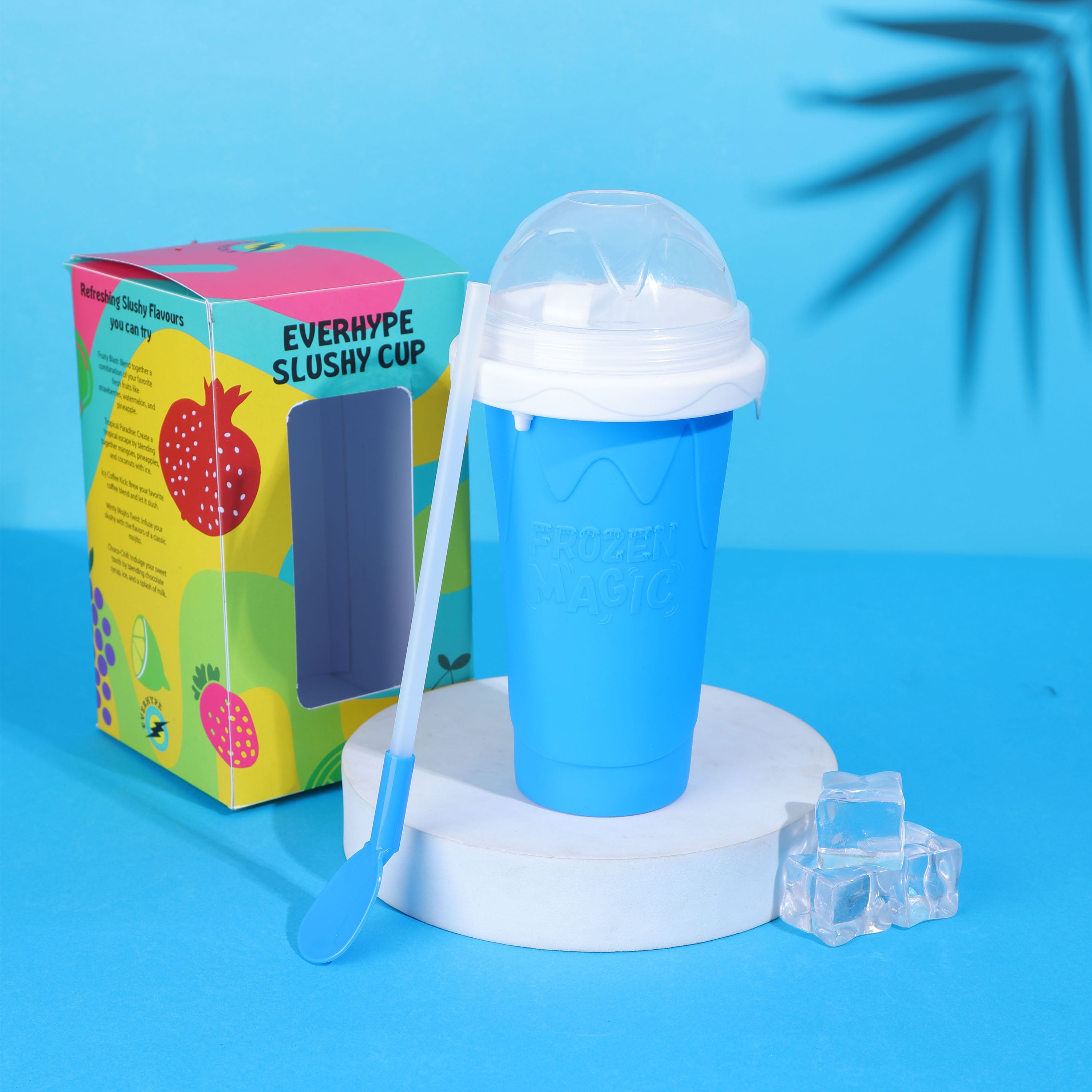 Neha's Frozen Flex Slushy Maker Cup (Blue)