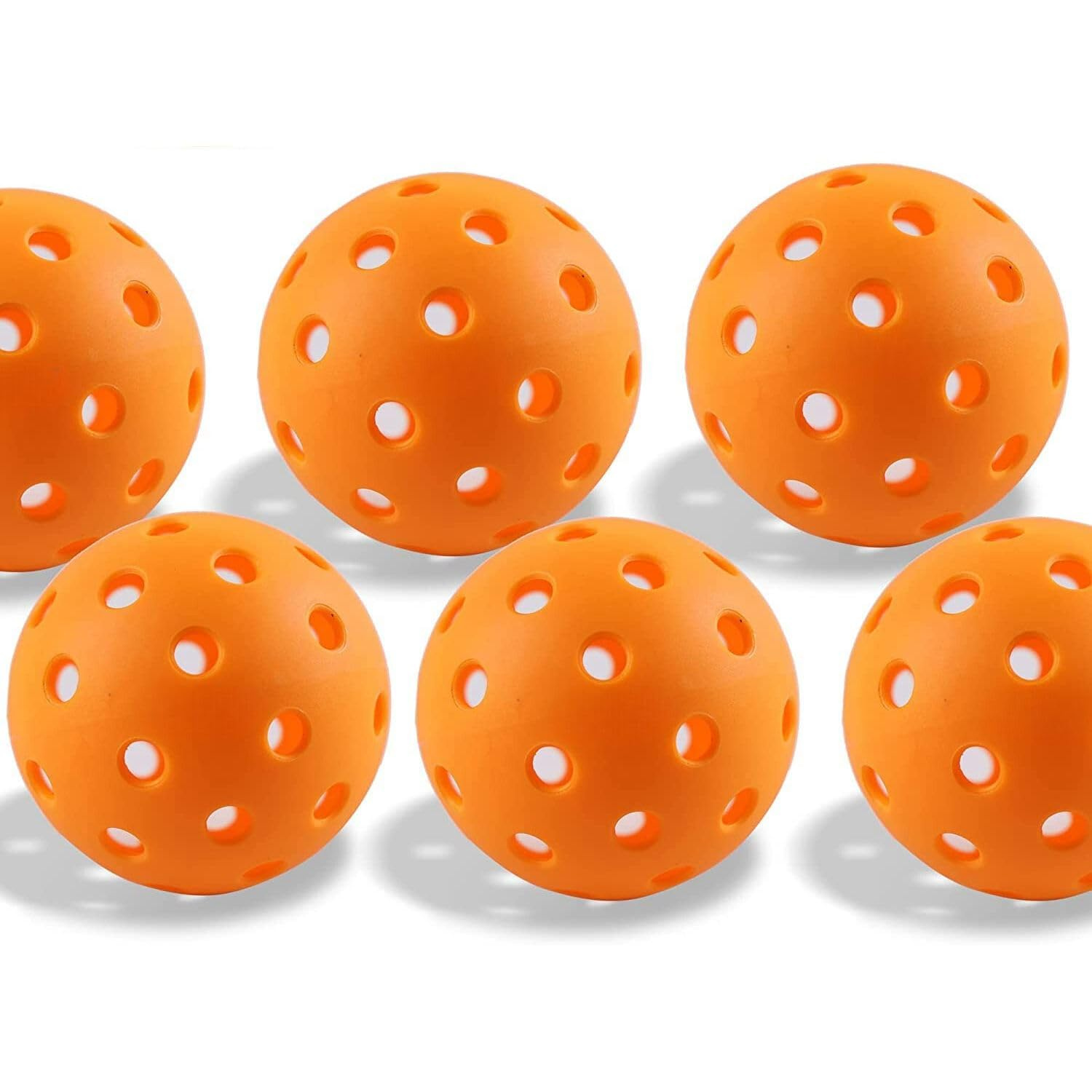 Pickleball Balls Orange(Pack of 6)