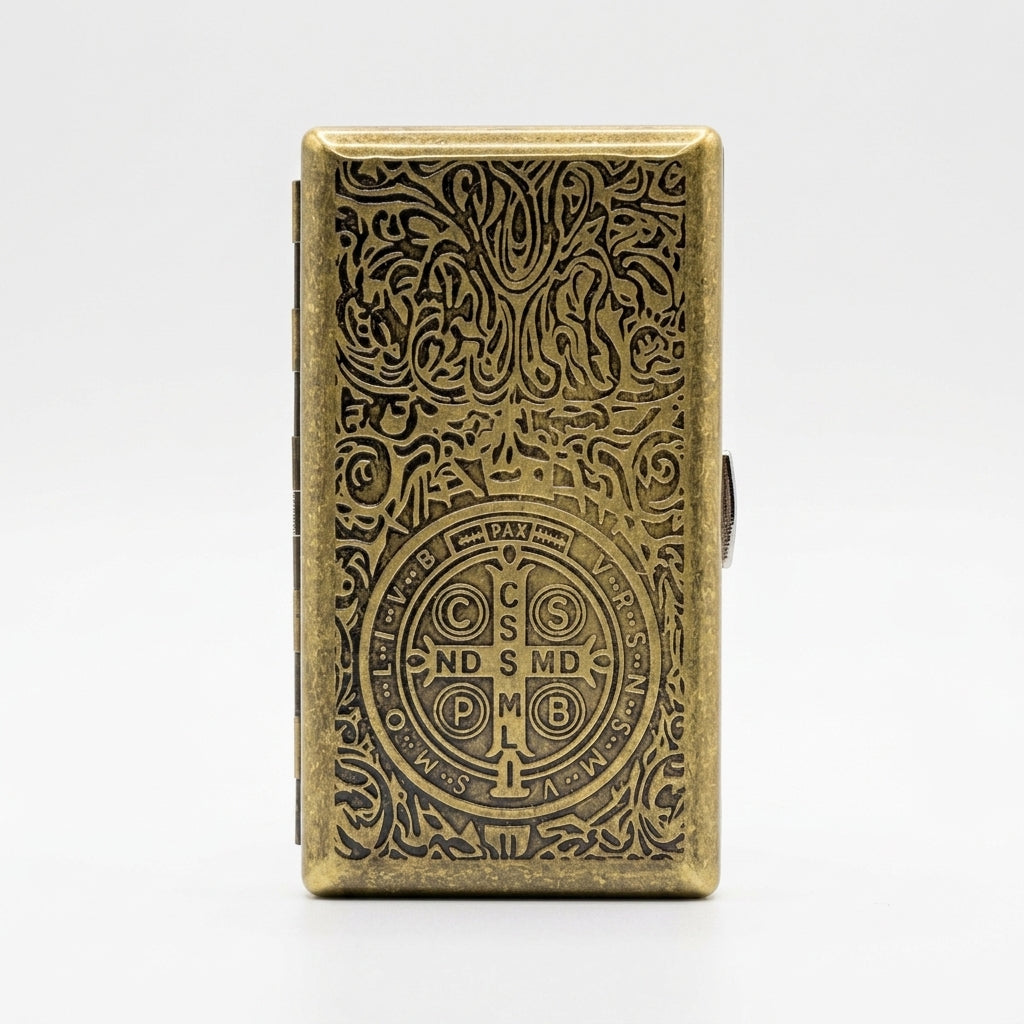 Cigarette Case For 20 Slim Sized Cigarette (Arabesque)