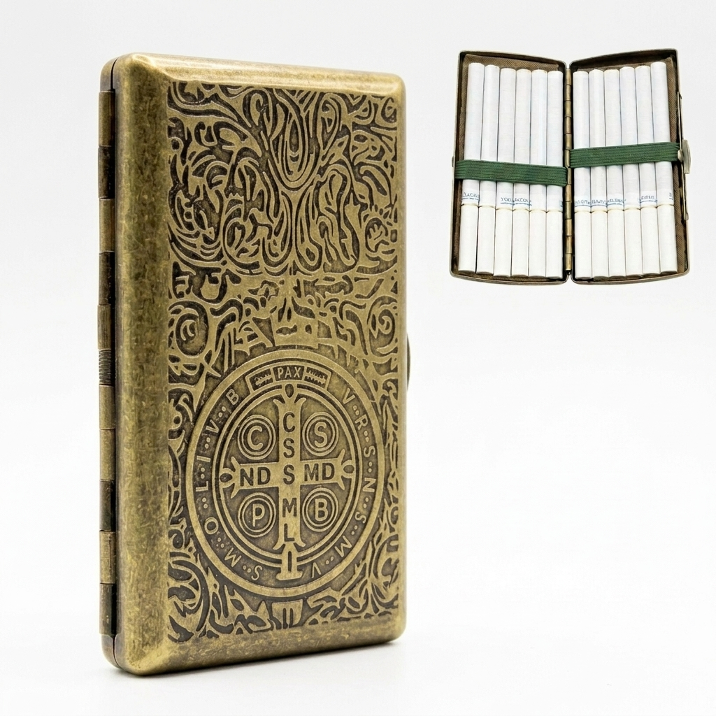 Cigarette Case For 20 Slim Sized Cigarette (Arabesque)