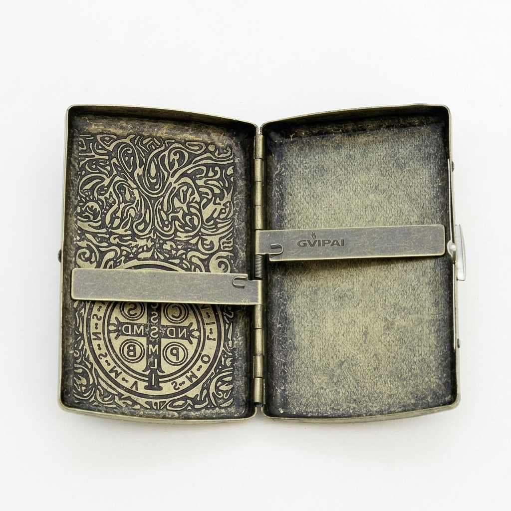 Cigarette Case For 20 Slim Sized Cigarette (Arabesque)