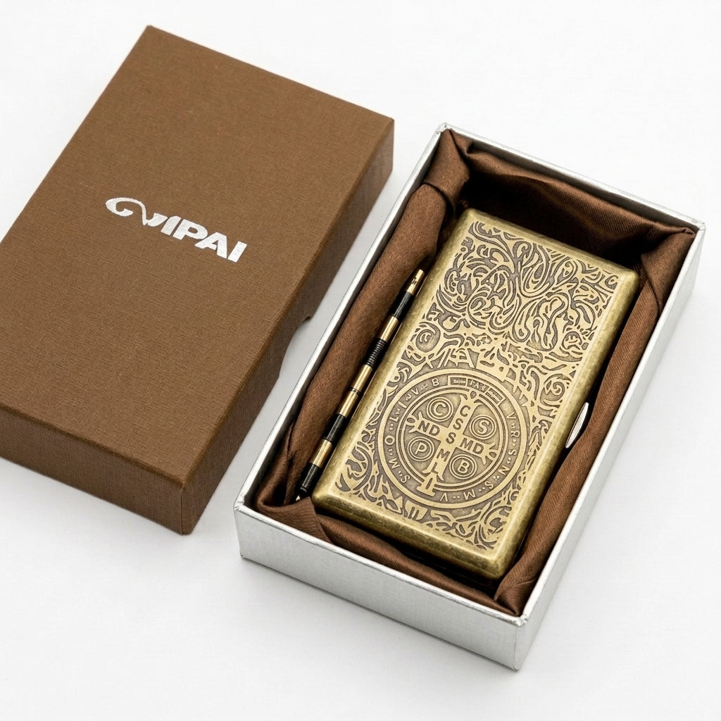 Cigarette Case For 20 Slim Sized Cigarette (Arabesque)