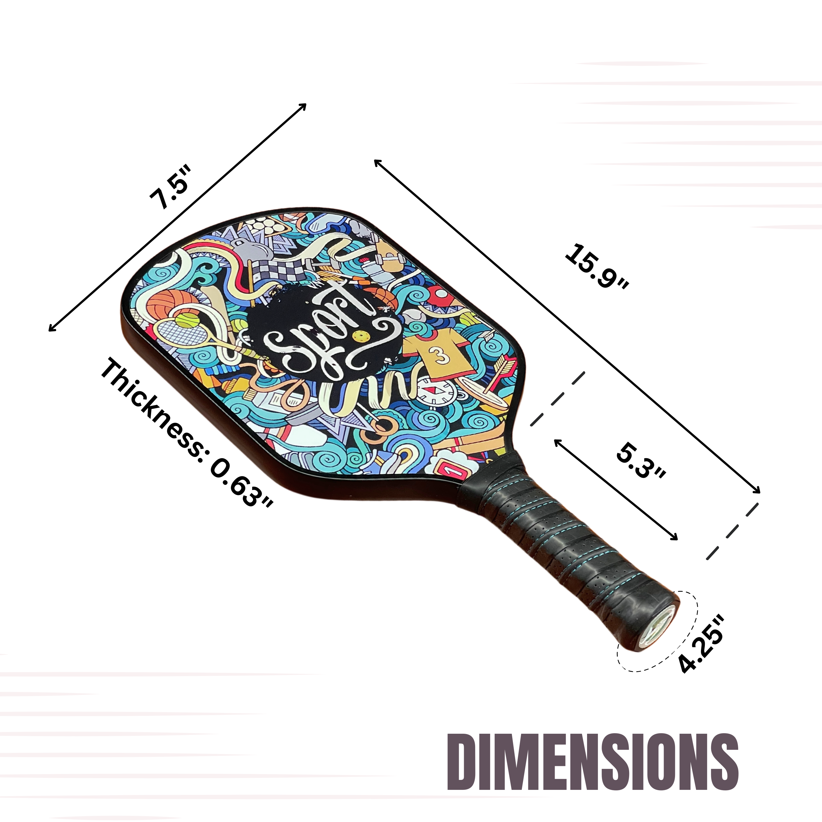 Pickleball Paddle Fiberglass Sports Series