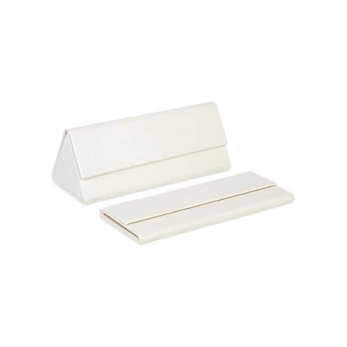 Trifolding Sunglass Case - White