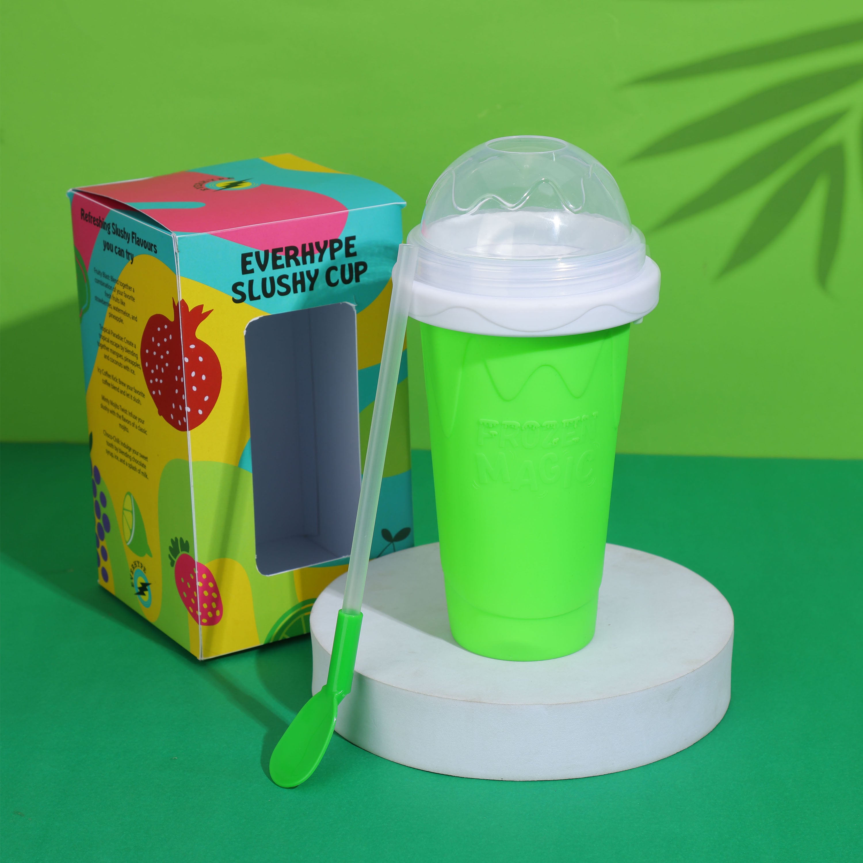 Neha's Frozen Flex Slushy Maker Cup (Green)