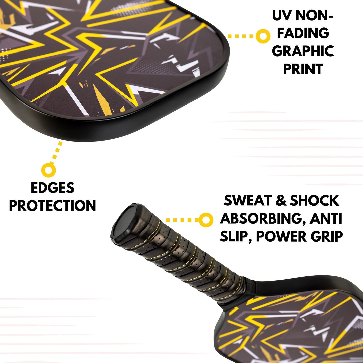 Everhype Carbon Fiber Pickleball Paddle For Advanced