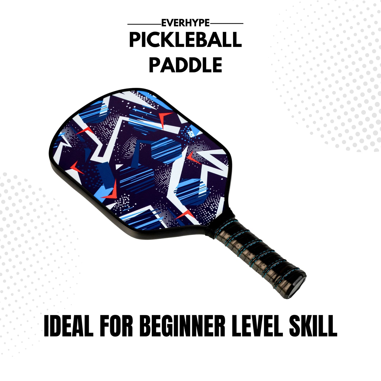 Everhype Fiberglass Pickleball Paddle For Beginner