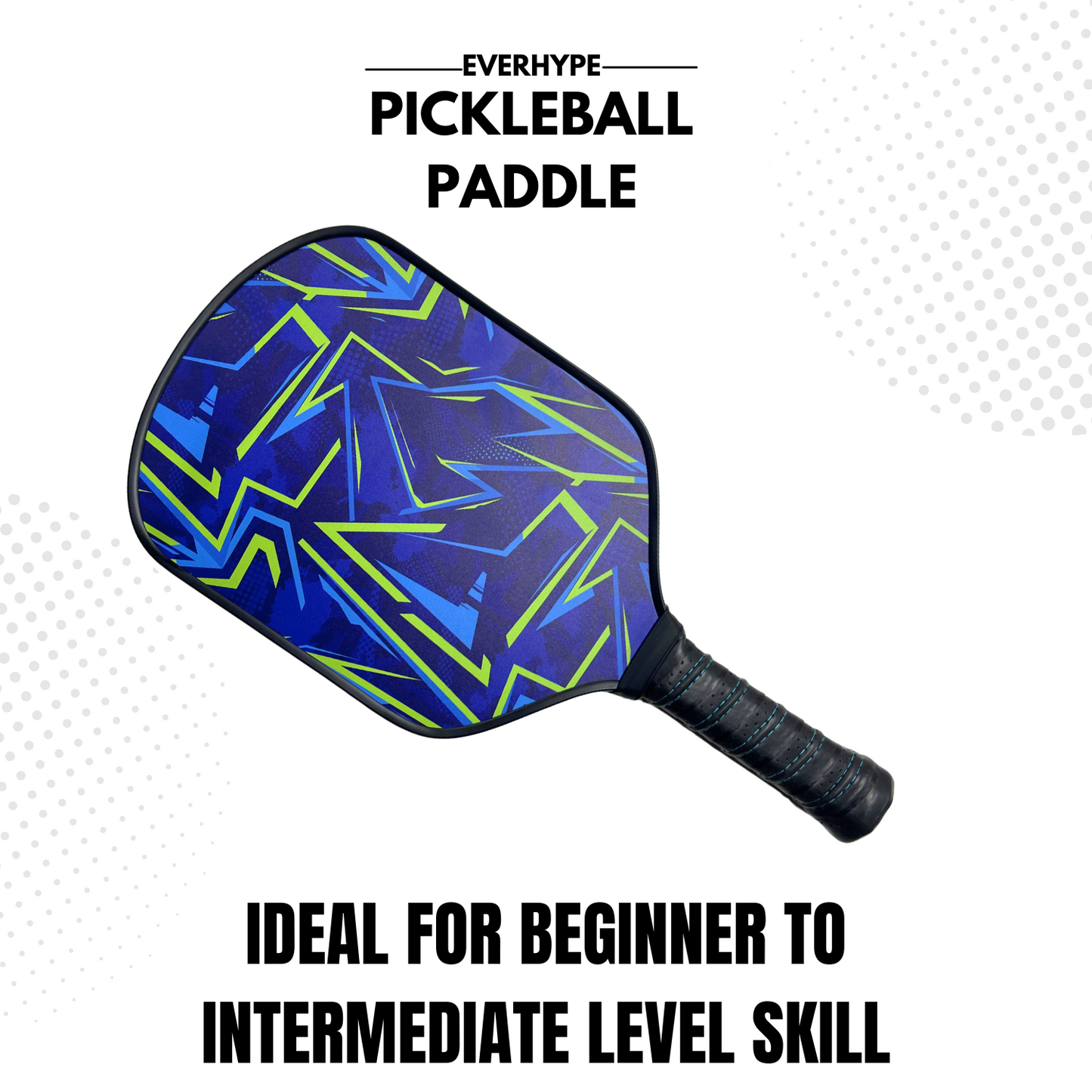 Everhype Fiberglass Pickleball Paddle For Intermediate