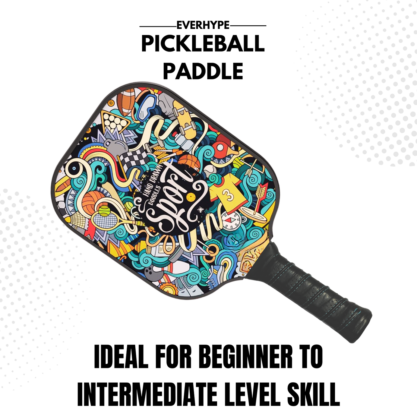 Pickleball Fiber Glass Sport Racket Combo