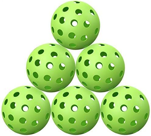 Pickleball Balls Green (Pack of 6)