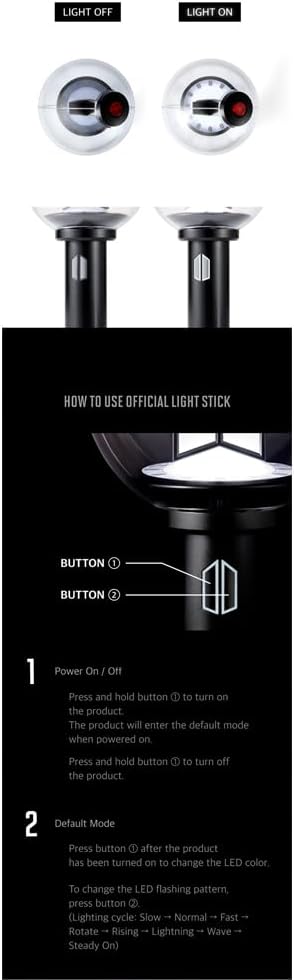BTS 4th Generation Special Edition Cheering Stick Keychain