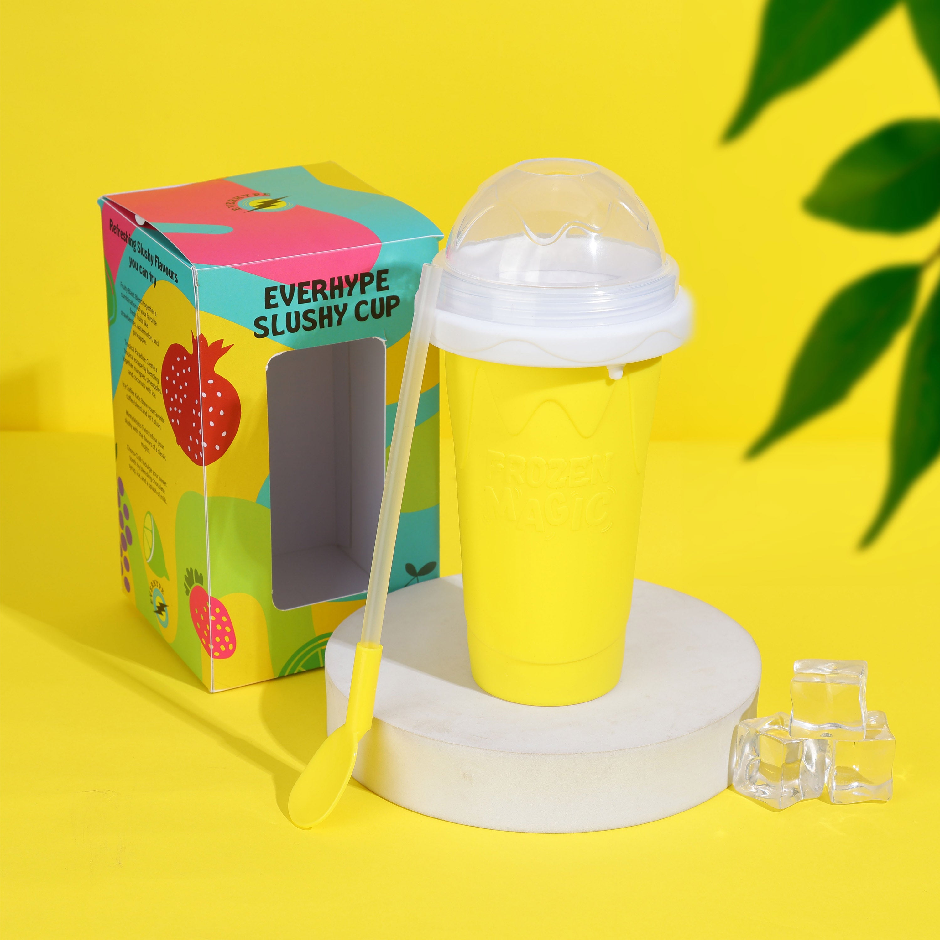 Neha's Frozen Flex Slushy Maker Cup (Yellow)
