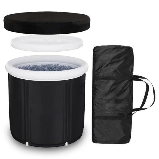 Cold Plunge Tub for Recovery, Multiple Layered Portable Ice Bath Plunge Tub Suitable for Gardens, Gyms and Other Cold Water Therapy Training