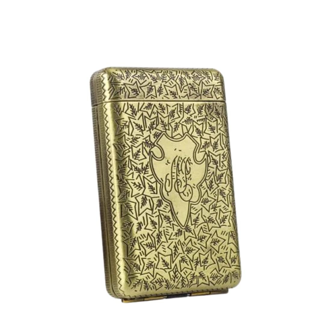 Peaky Blinders Cigarette Case Retro Metal Portable 16 Cigarettes Box (Bronze Colour)