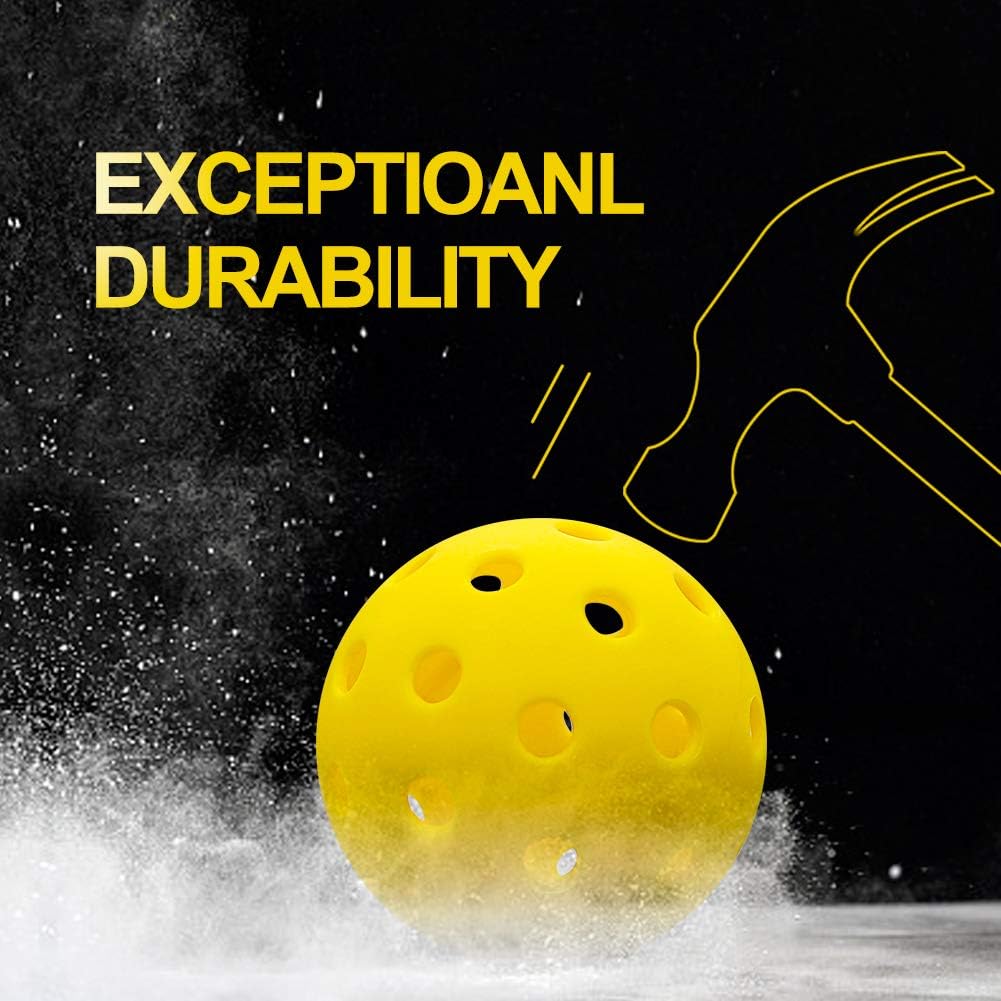 Pickleball Balls Yellow (Pack of 6)