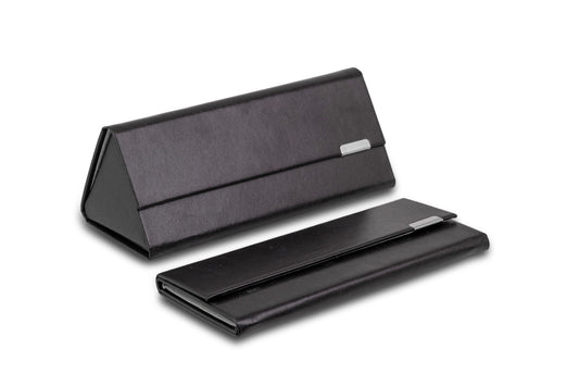 Trifolding Slim Eyewear/Sunglass Case - Black