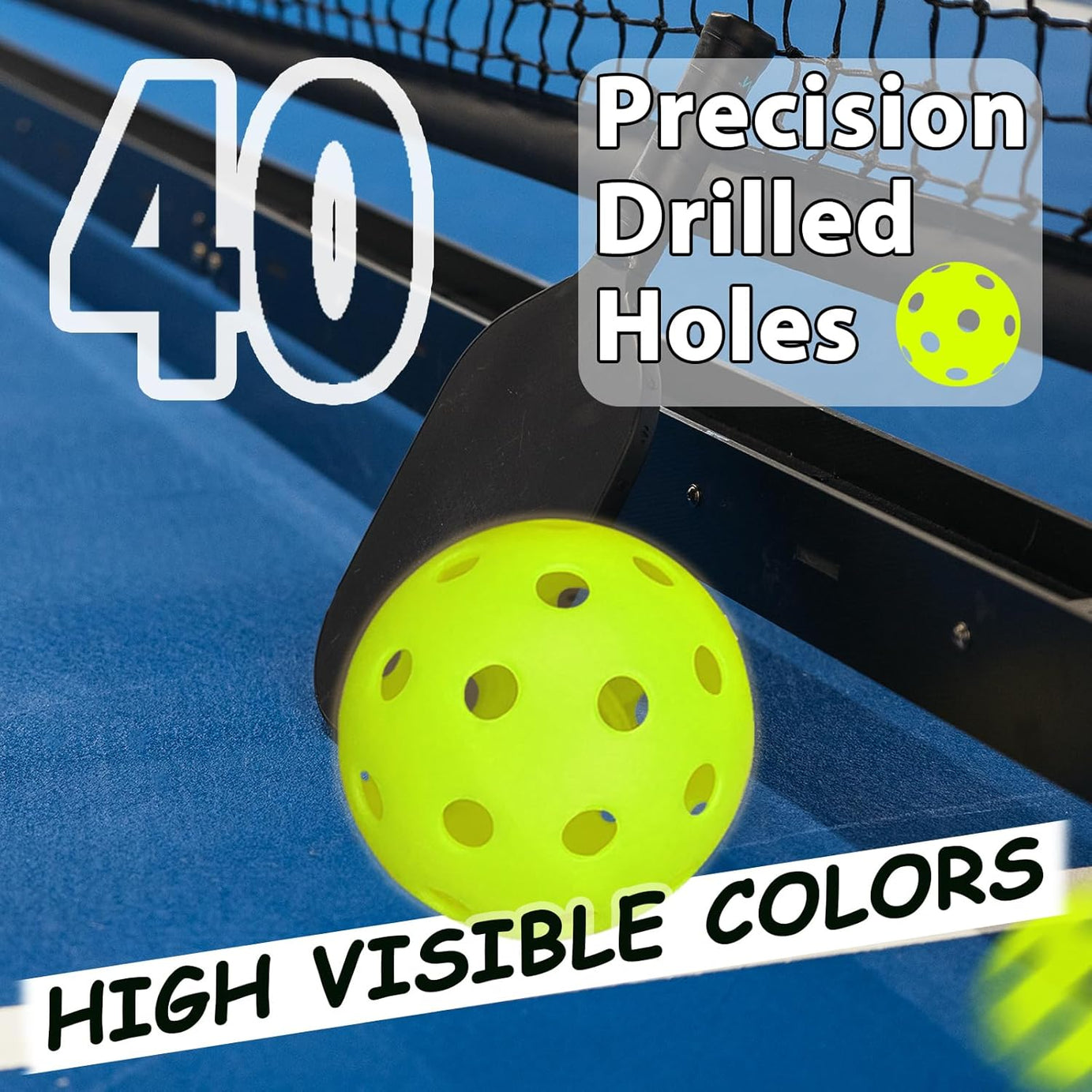 Pickleball Balls Green (Pack of 6)