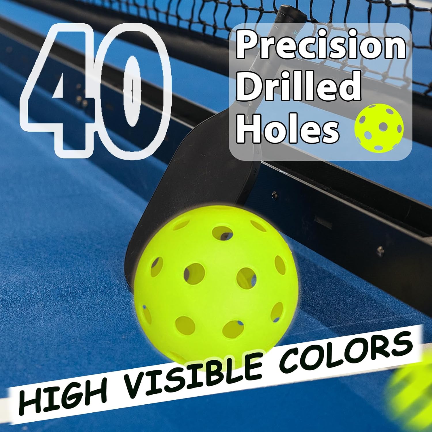 Pickleball Balls Green (Pack of 6)