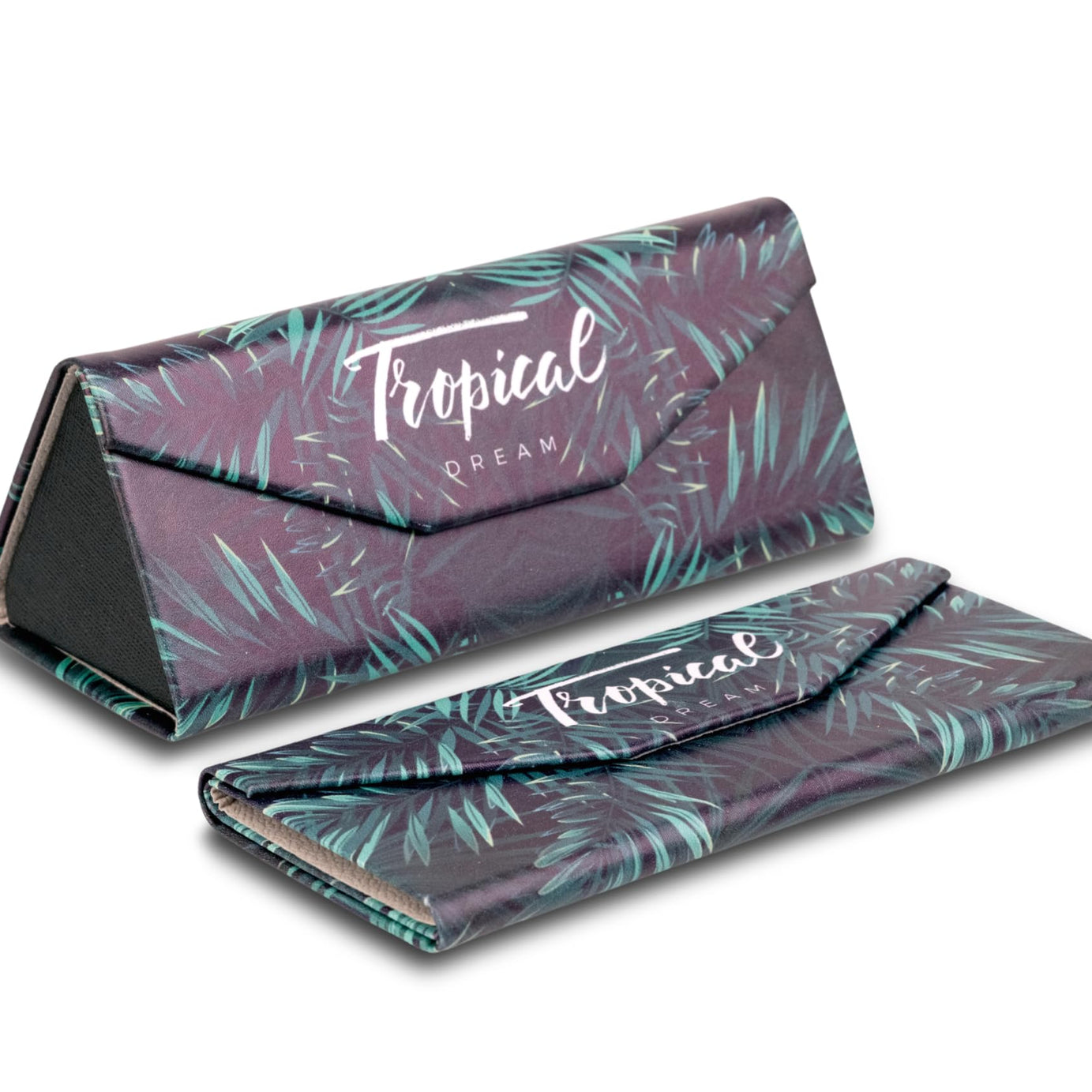 Trifolding Sunglass Case - Tropical