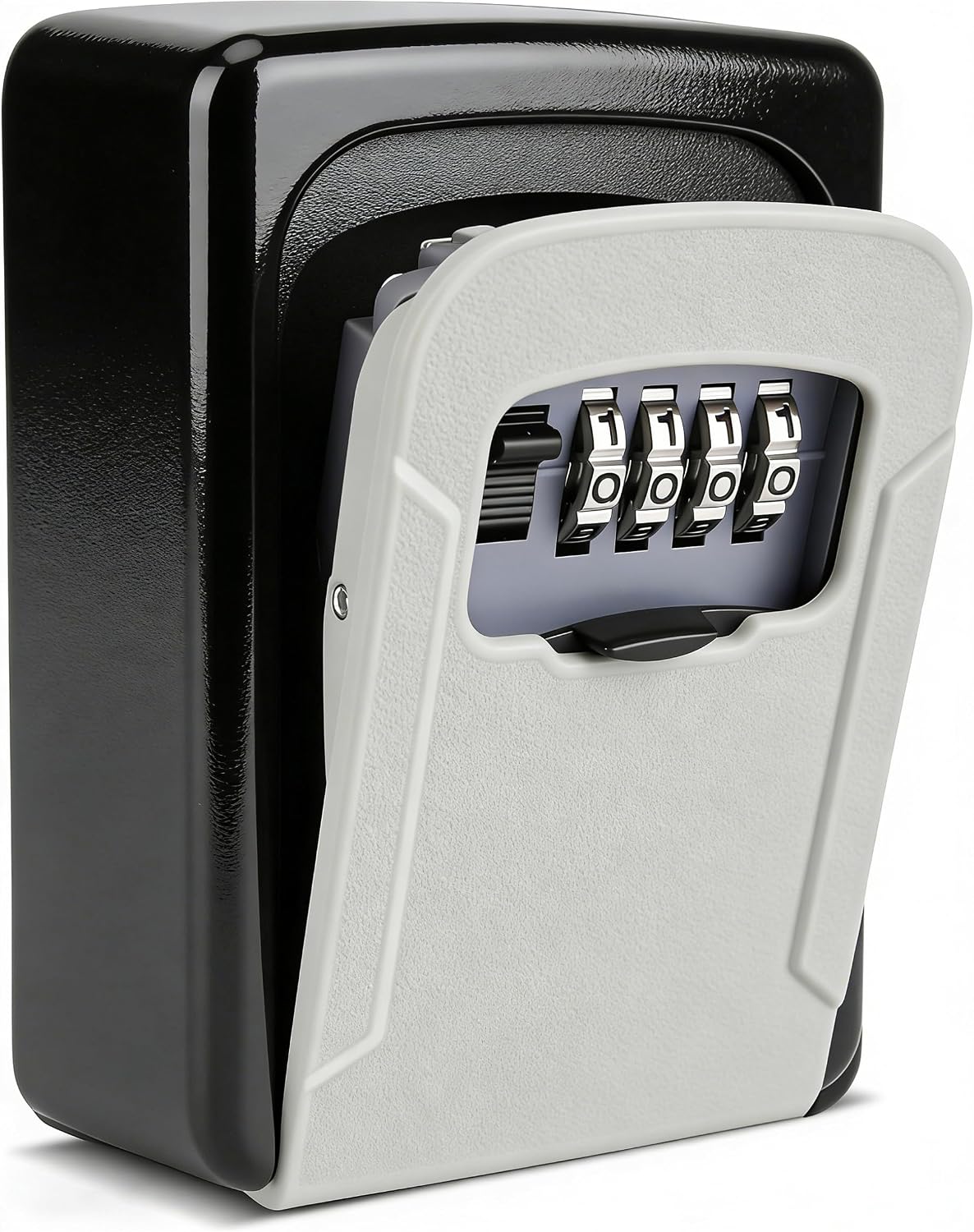 Wall Mounted Mettalic Key Lock Box for Indoor & Outdoor | Key Hider Box with Combination Lock