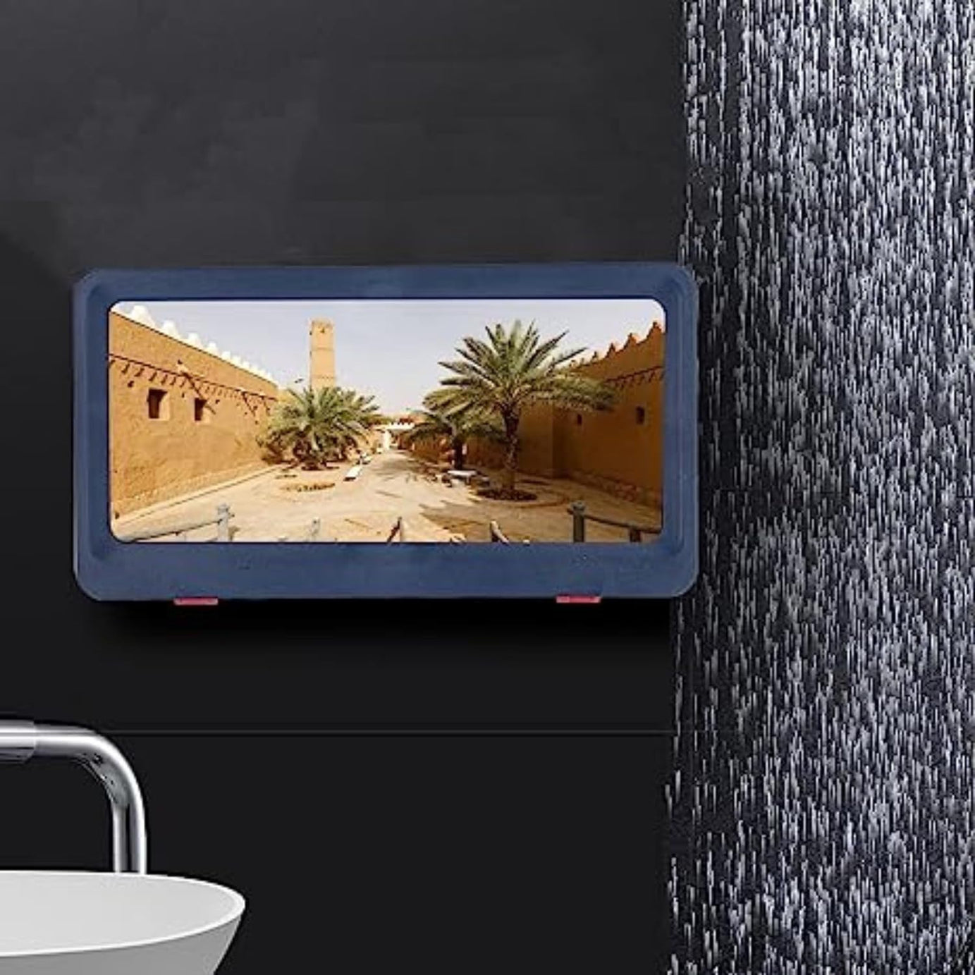 Shower Phone Holder (Blue)