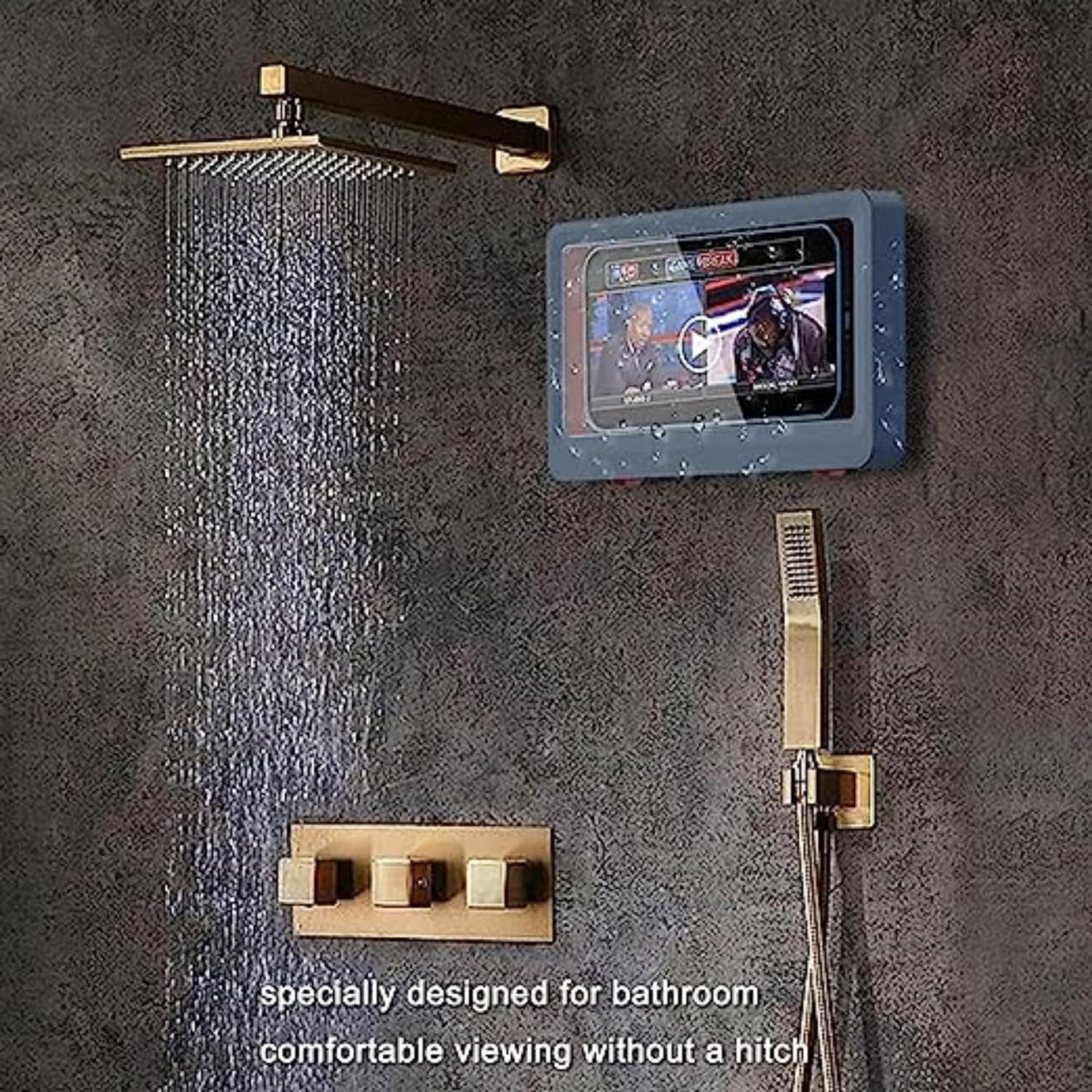 Shower Phone Holder (Blue)