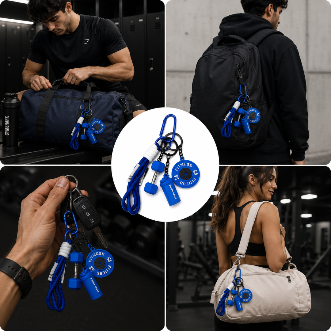 Fitness Keychain for Gym Lovers