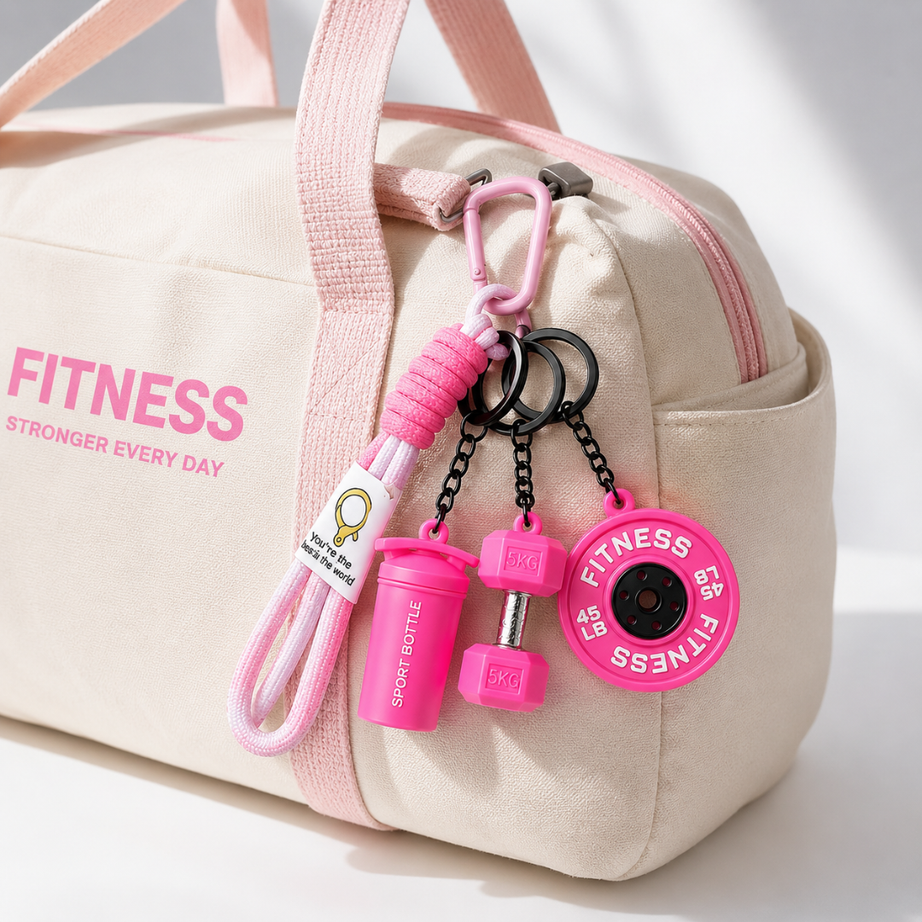 Fitness Keychain for Gym Lovers