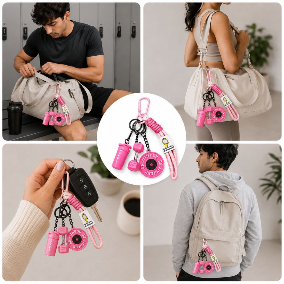 Fitness Keychain for Gym Lovers