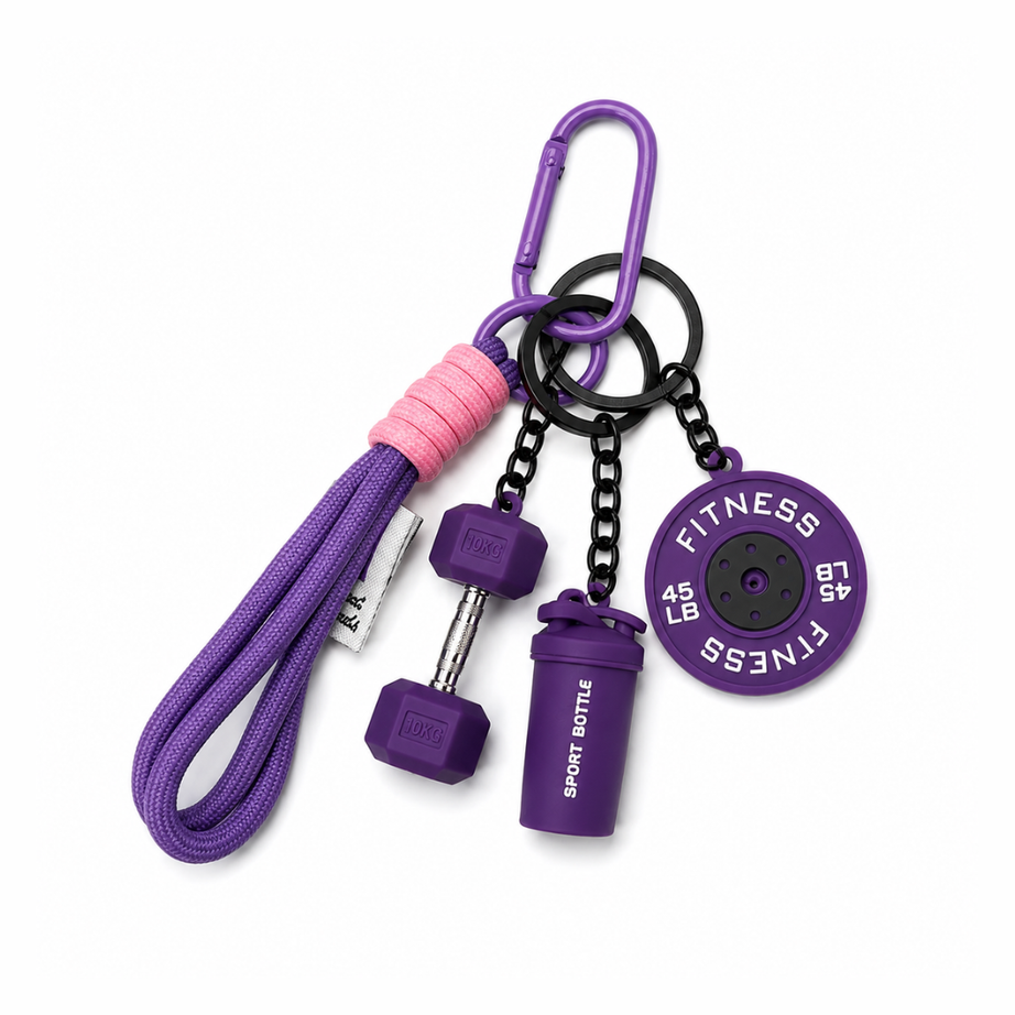 Fitness Keychain for Gym Lovers
