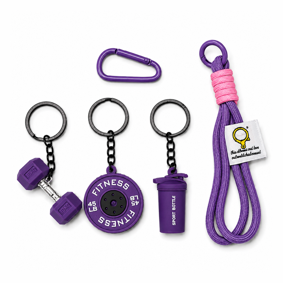 Fitness Keychain for Gym Lovers