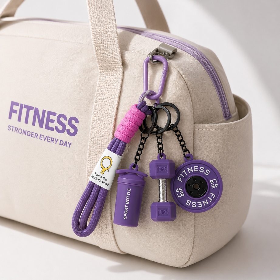 Fitness Keychain for Gym Lovers