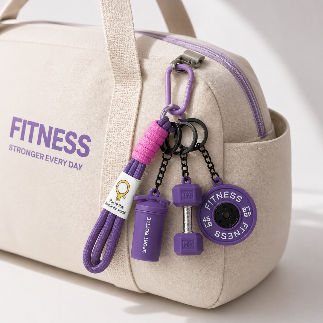 Fitness Keychain for Gym Lovers