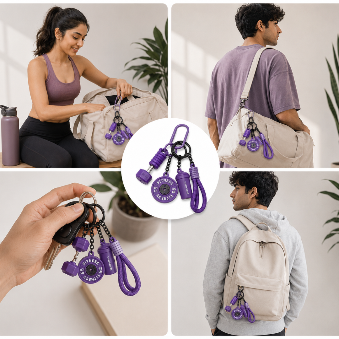 Fitness Keychain for Gym Lovers