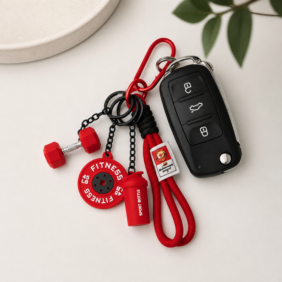 Fitness Keychain for Gym Lovers