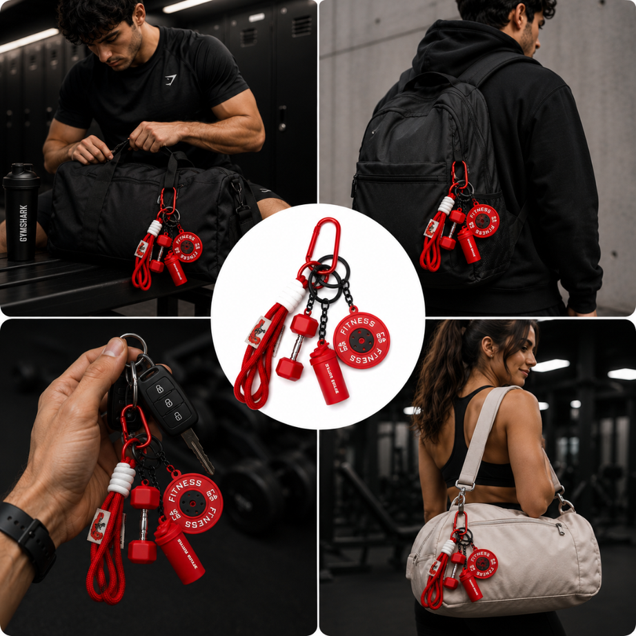Fitness Keychain for Gym Lovers