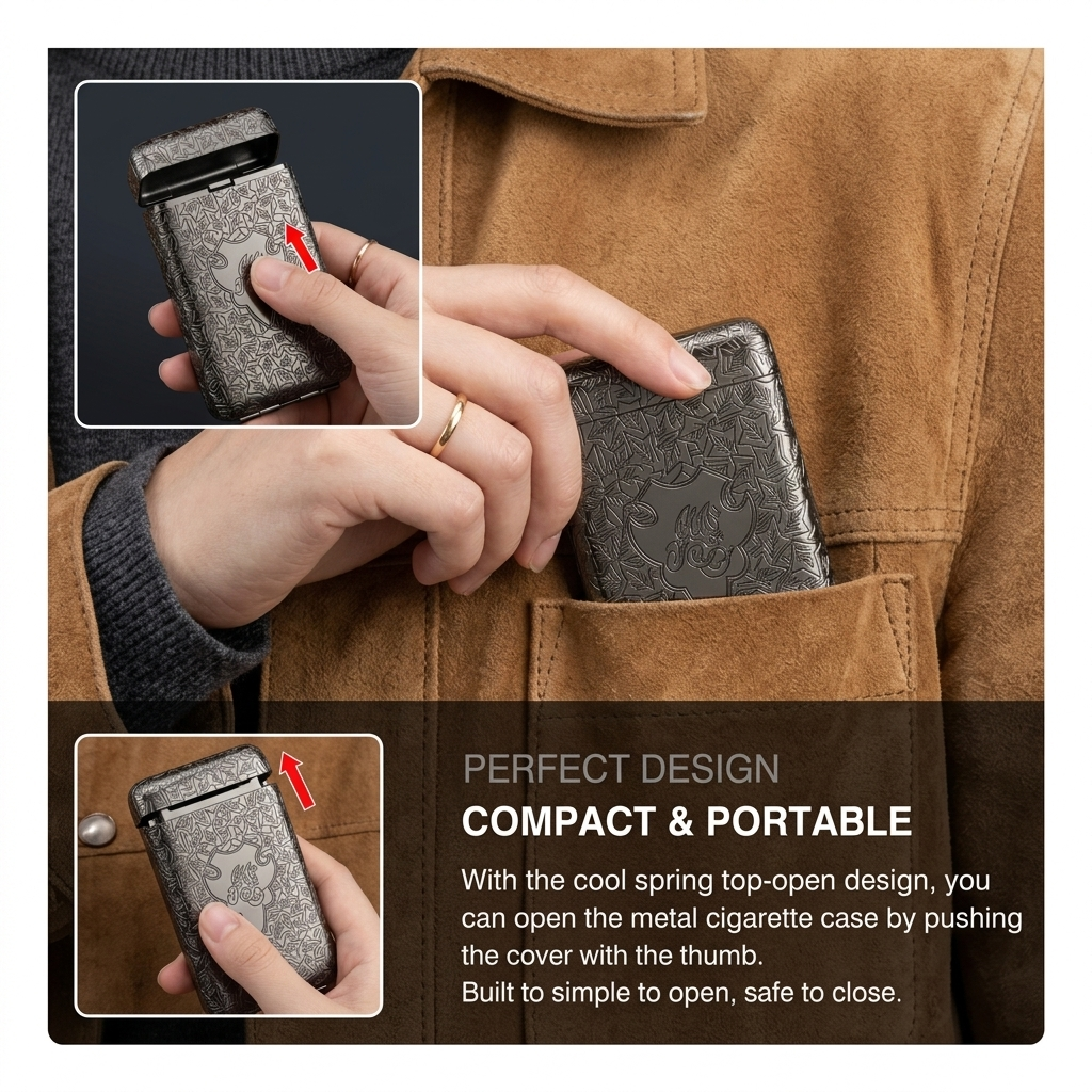 Peaky Blinders Cigarette Case 20 Slim Cigarettes
