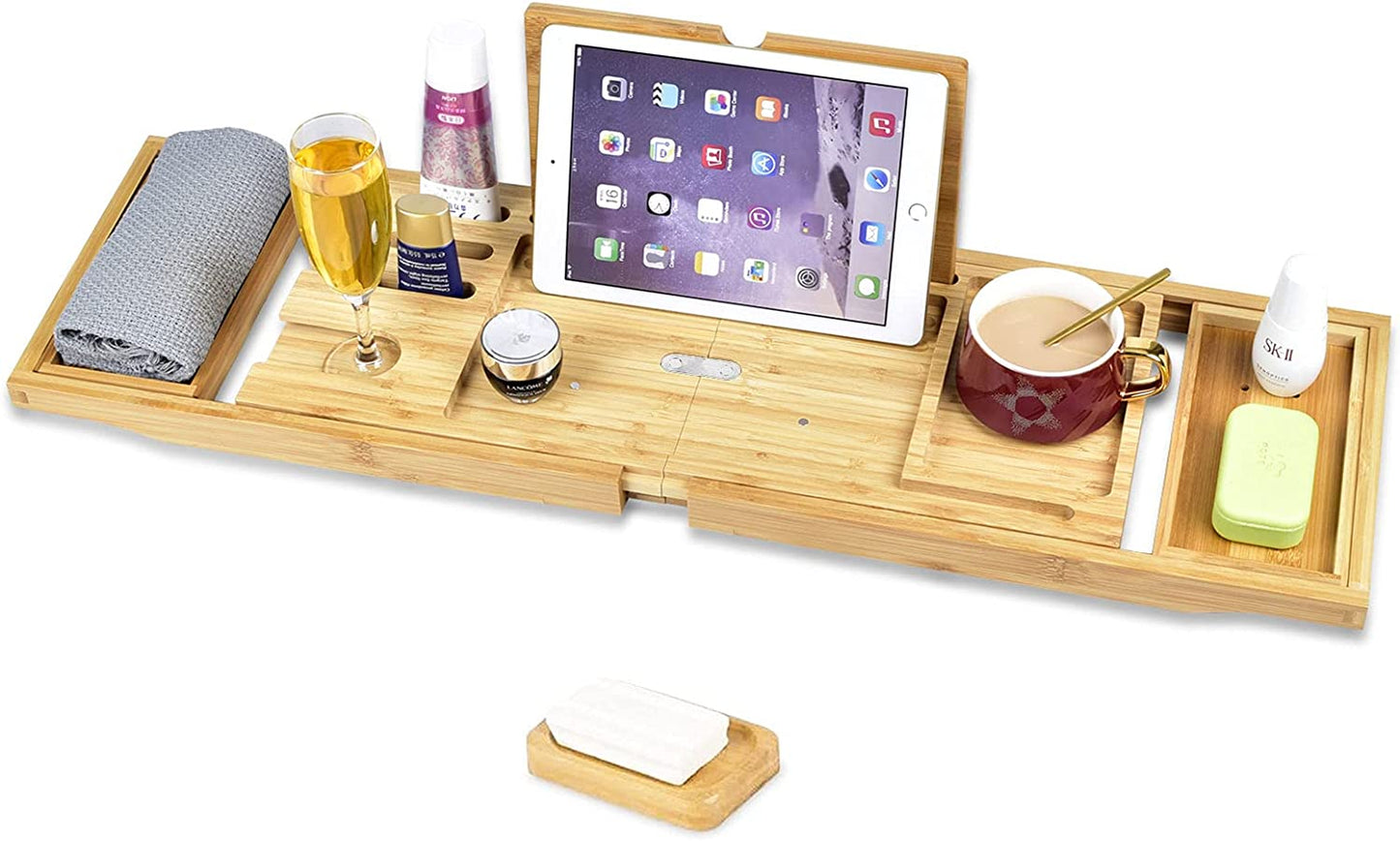 EverHype Bamboo Bath Caddy