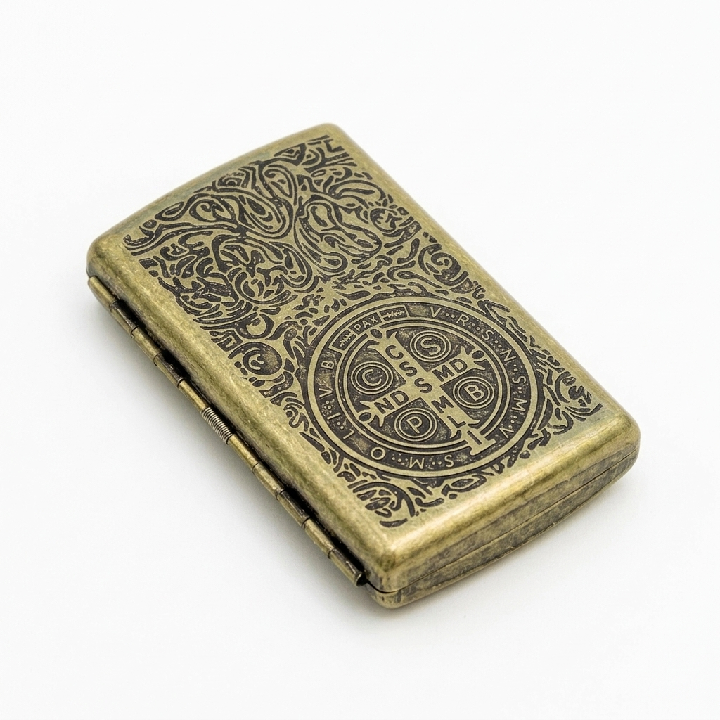 Cigarette Case For 20 Slim Sized Cigarette (Arabesque)