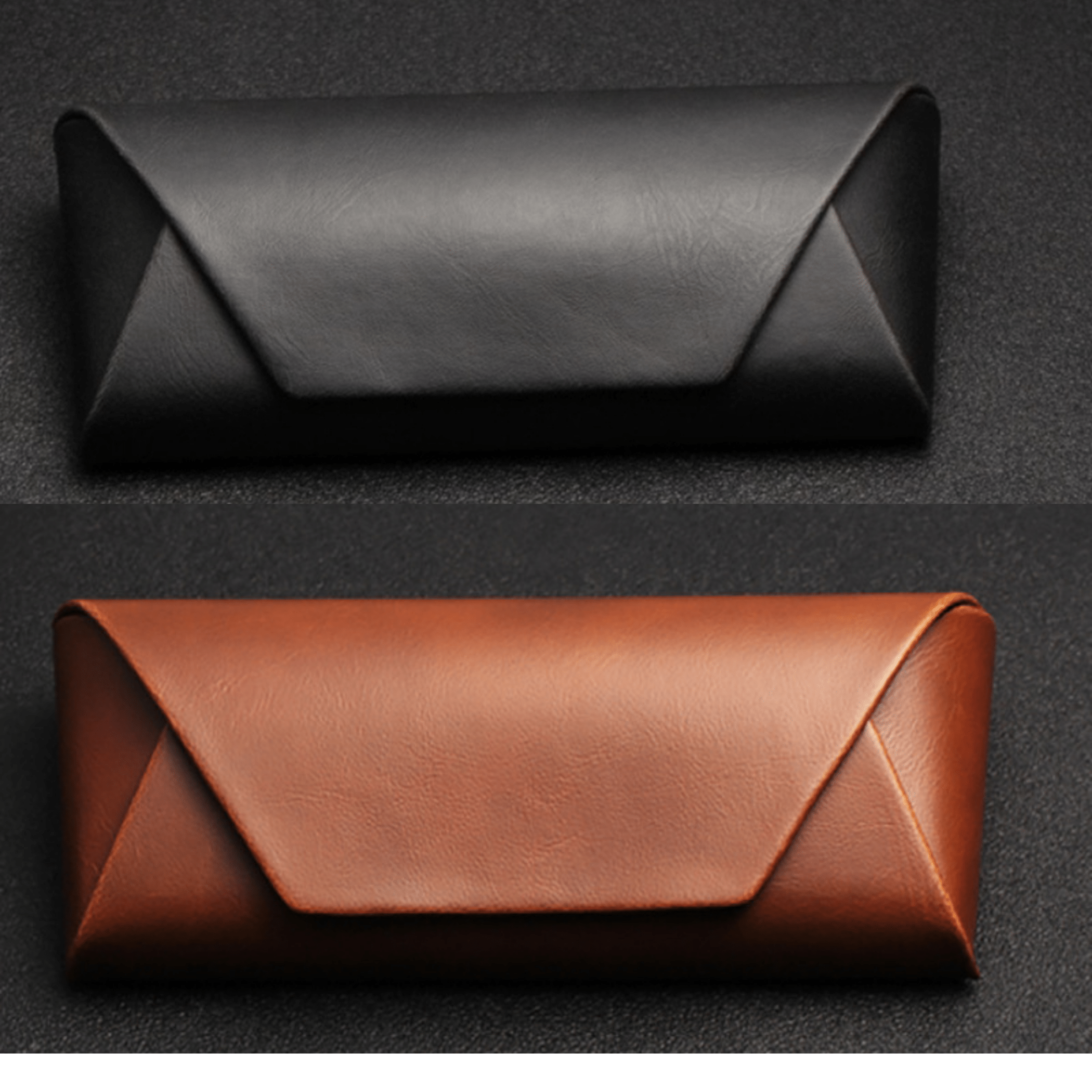 Sunglass Case Black & Brown (Pack of two)