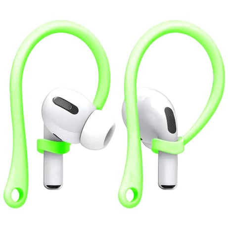 Everhype Earhook for AirPods Pro, AirPods 3, AirPods 2 and AirPods 1 Anti-Lost Secure Airpods Holder Ear Attachment Loops Earhook Clips for AirPod Earbud Sports (Earbud Hook Black)