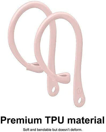 Everhype Earhook for AirPods Pro, AirPods 3, AirPods 2 and AirPods 1 Anti-Lost Secure Airpods Holder Ear Attachment Loops Earhook Clips for AirPod Earbud Sports (Earbud Hook Black)