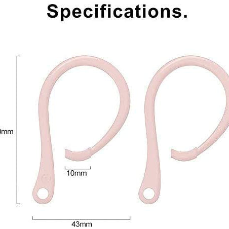 Everhype Earhook for AirPods Pro, AirPods 3, AirPods 2 and AirPods 1 Anti-Lost Secure Airpods Holder Ear Attachment Loops Earhook Clips for AirPod Earbud Sports (Earbud Hook Black)