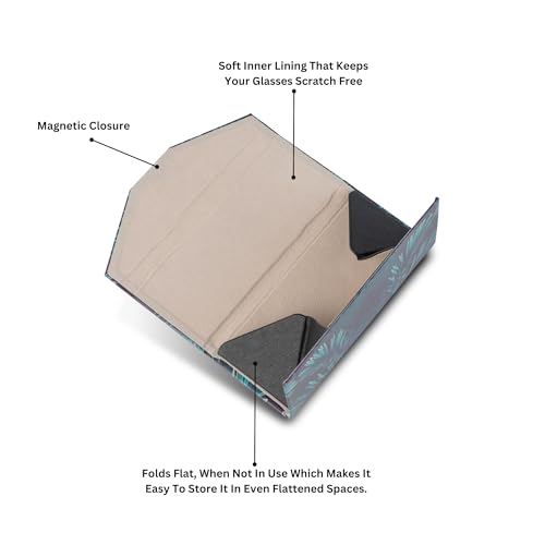 Trifolding Sunglass Case - Tropical