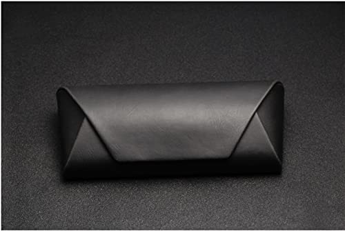 Everhype Eyeglass Case Hard Shell, Portable Sunglass Case, fashionable PU Leather Eyeglass Case, Lightweight