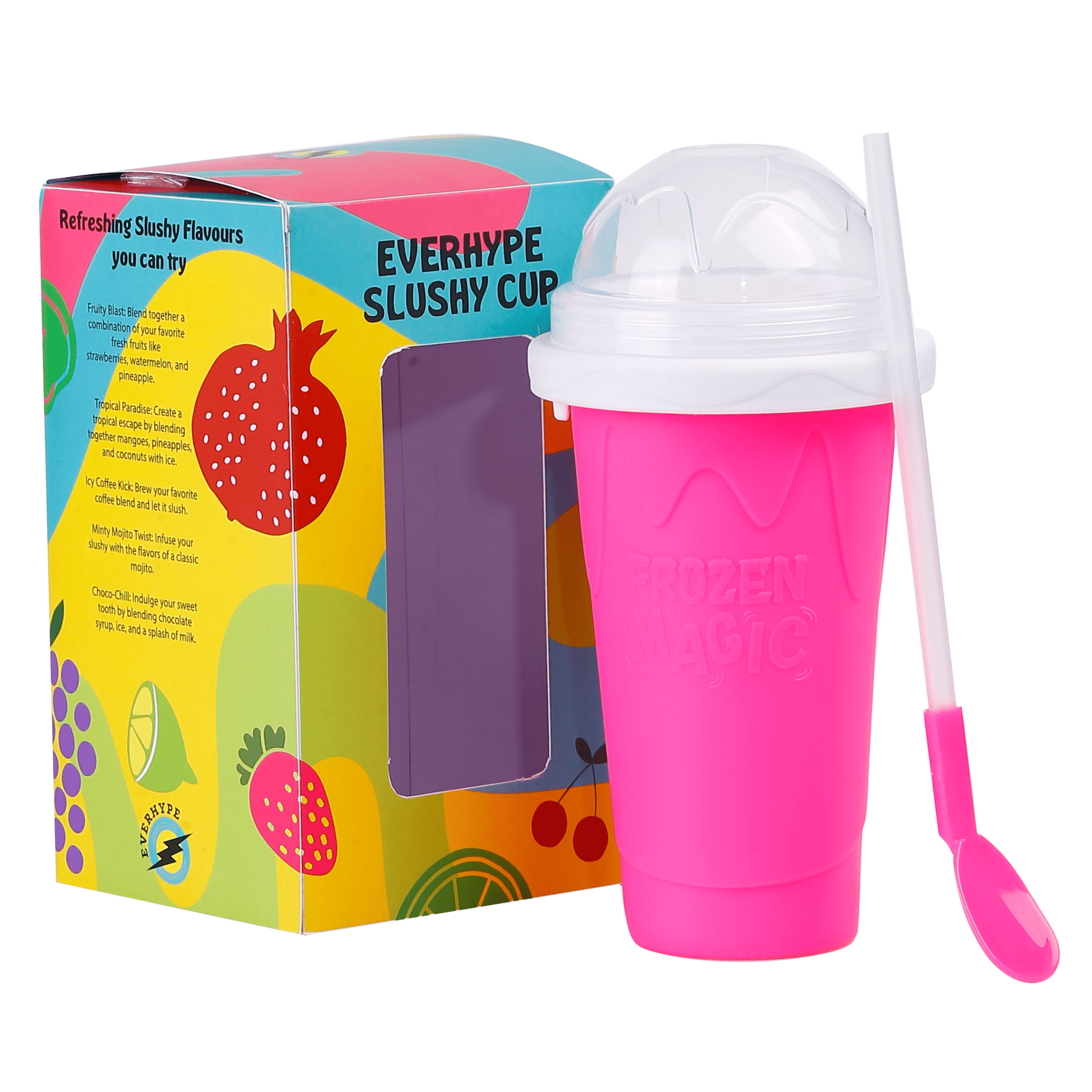 Neha's Frozen Flex Slushy Maker Cup (Pink)