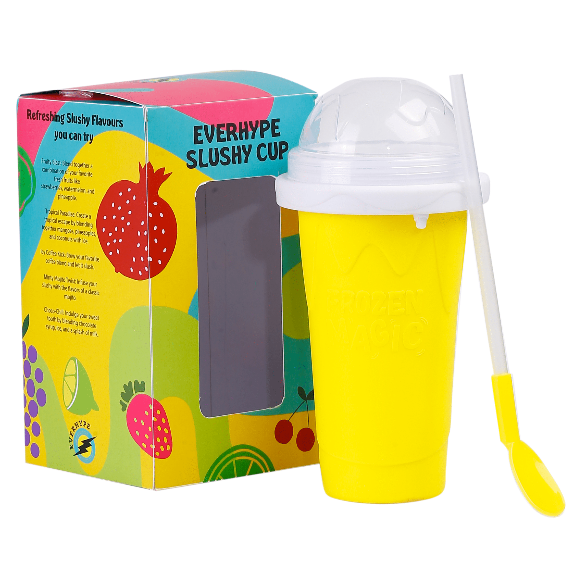 Neha's Frozen Flex Slushy Maker Cup (Yellow)