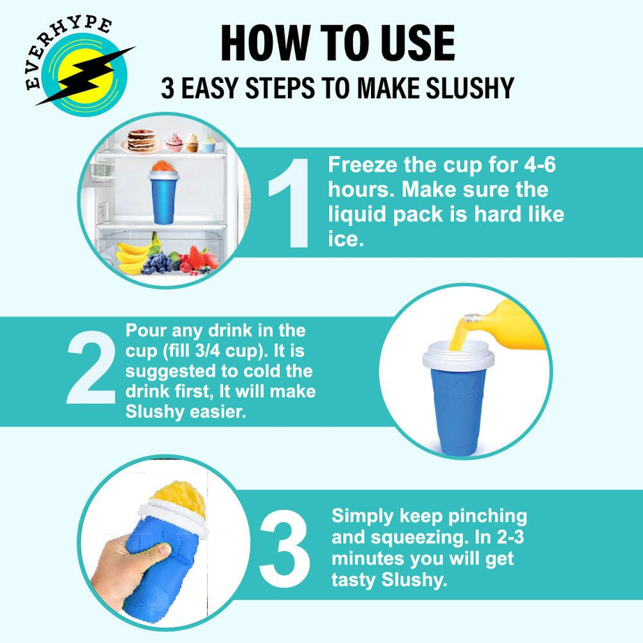 Neha's Frozen Flex Slushy Maker Cup (Blue)